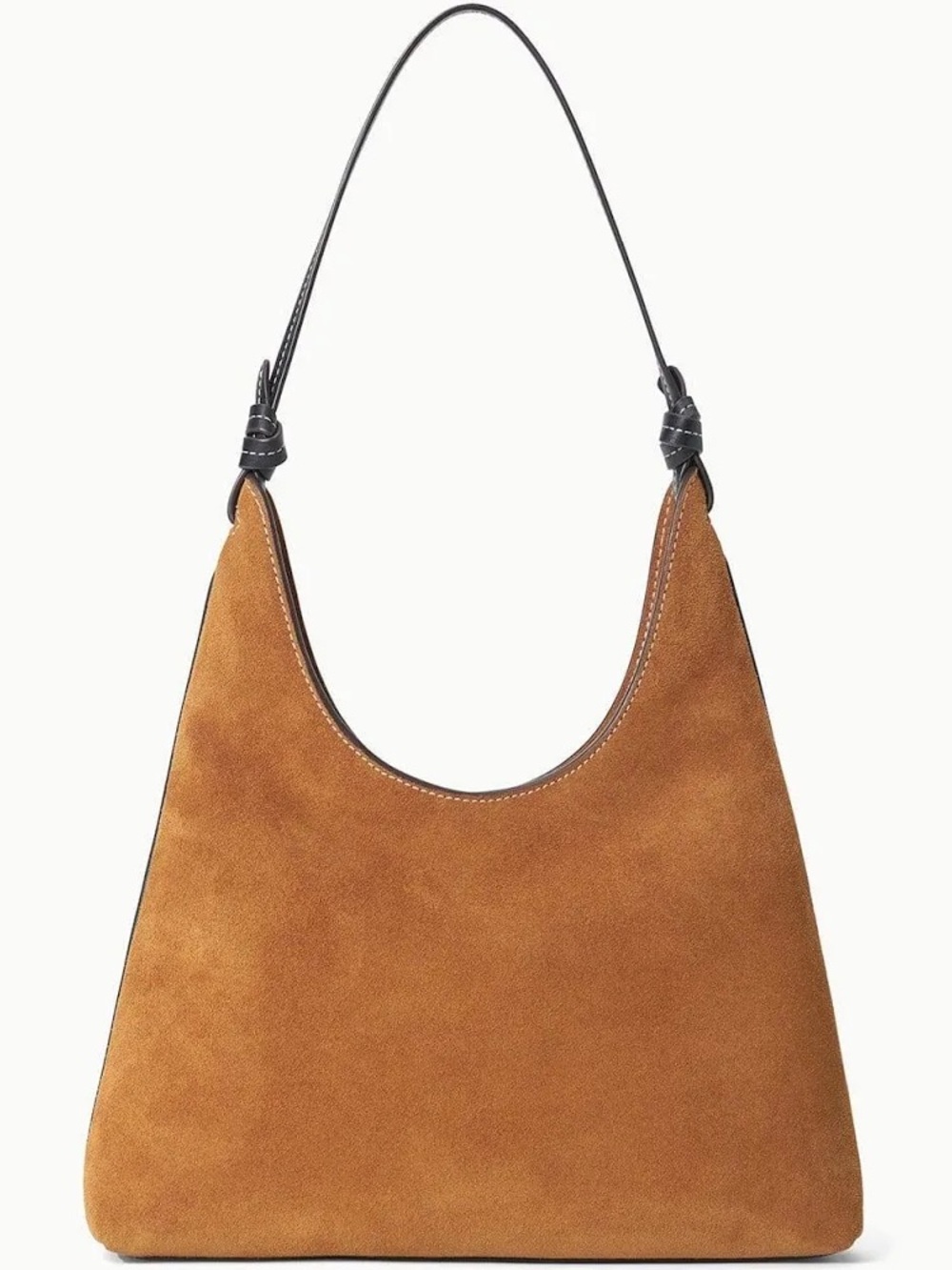 NWT STAUD SOLD OUT WINONA purse 

Suede Shoulder Hobo Bag in Tan with Black Stra